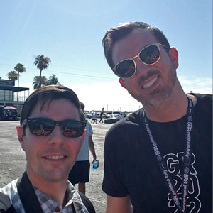 Meeting Ed Bolian at Gold Rush Rally 2022