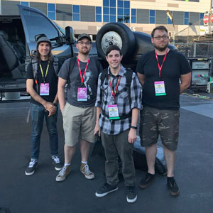 Trevor and the Generation High Output staff attending the 2017 SEMA Show in Las Vegas