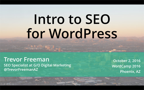 Intro to SEO for WordPress