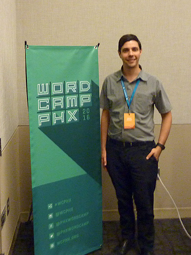 Trevor Freeman at Phoenix WordCamp 2016