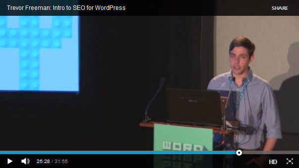 Watch Intro to SEO for WordPress at WordPress.tv